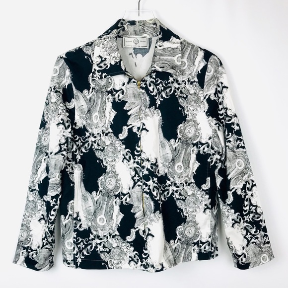 St. John Jackets & Blazers - St. John baroque print jacket